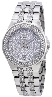 Bulova Crystal 96B235 Stainless steel Silver