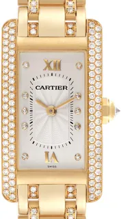 Cartier Tank Américaine WB7025JL Yellow gold Silver