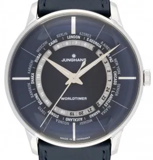 Junghans Meister 27301001 40.5mm Stainless steel Blue