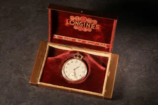 Longines 43mm Yellow gold Silver