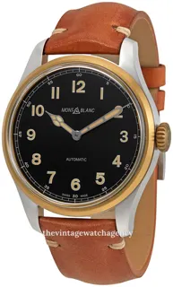 Montblanc 1858 116241 44mm Bronze and Stainless steel Black