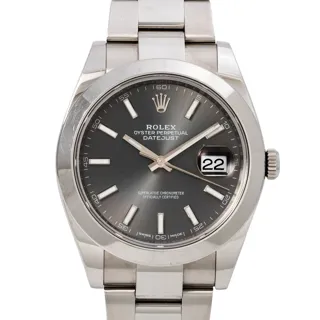 Rolex Datejust 41 126300 41mm Stainless steel Gray