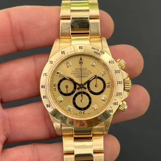 Rolex Daytona 16528 Yellow gold Champagne