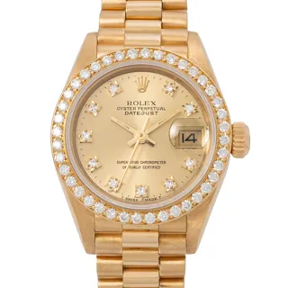 Rolex Lady-Datejust 69178 Yellow gold Golden