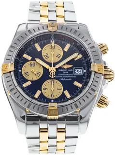 Breitling Chronomat B13356 Yellow gold and Stainless steel Blue