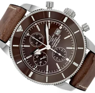 Breitling superoc A1331233/Q616 46mm Stainless steel Brown