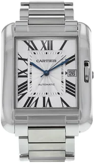 Cartier Tank Anglaise w5310008 Stainless steel Silver