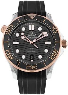 Omega Seamaster Diver 300M 210.22.42.20.01.002 Rose gold and Stainless steel Black