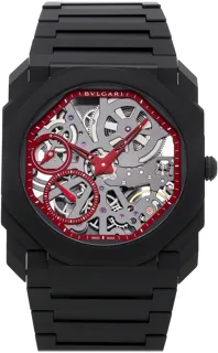 Bulgari Octo Finissimo Skeleton 103527 40mm Ceramic Skeletonized