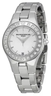 Baume & Mercier Linea 10072 Stainless steel White