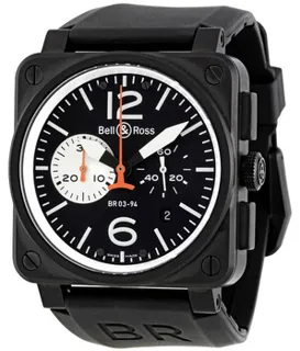 Bell & Ross BR 03-94 Chronographe BR0394-BW-CA Stainless steel Black