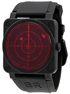 Bell & Ross BR039 BR0392-RRDR-CE/SRB Black ceramic Red