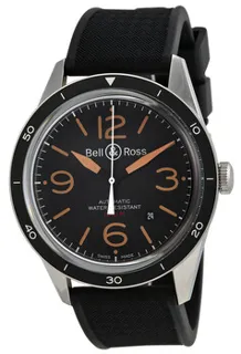 Bell & Ross Vintage BRV123-ST-HER/SRB Stainless steel Black