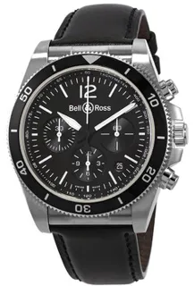 Bell & Ross BR V3-94 Vintage Chronograph BRV394-BL-ST/SCA Stainless steel Black