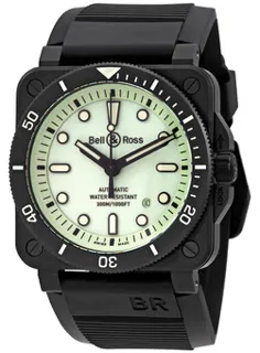 Bell & Ross Instruments BR0392-D-C5-CE/SRB Black ceramic Green