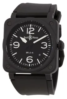 Bell & Ross Instruments BR03A-BL-CE/SRB Black ceramic Black