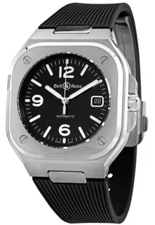 Bell & Ross Instruments BR05A-BL-ST/SRB Stainless steel Black