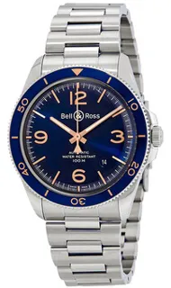 Bell & Ross Vintage BRV292-BU-G-ST/SST Stainless steel Blue