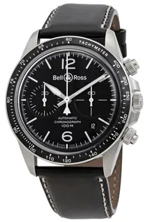 Bell & Ross Vintage BRV294-BL-ST/SCA Stainless steel Black