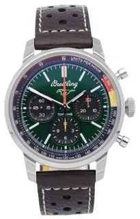 Breitling Top Time AB01762A1L1X1 41mm Stainless steel Green