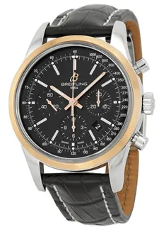 Breitling Transocean Chronograph UB015212/BC74 Stainless steel Black