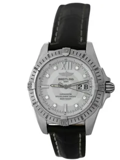 Breitling Windrider A49350 Stainless steel White