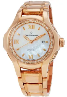 Carl F. Bucherer Pathos Diva 00.10580.03.75.21.01 34mm 18kt Rose Gold White