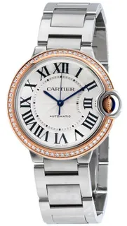 Cartier Ballon Bleu 36mm we902081 Stainless steel Silver