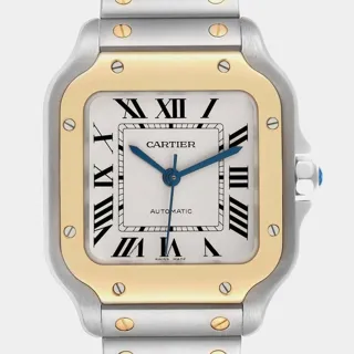 Cartier Santos W2SA0007 Yellow gold and Stainless steel