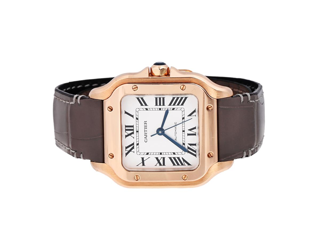 Cartier Santos WGSA0012 35mm Rose gold Silver