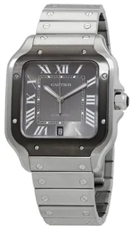 Cartier Santos WSSA0037 Stainless steel Gray