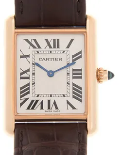 Cartier Tank Louis Cartier WGTA0011 Rose gold Silver