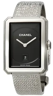 Chanel Boy-Friend H4878 Stainless steel Black