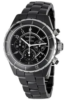 Chanel J12 Chronograph H0940 Black ceramic Black