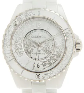 Chanel J12-20 H6476 White ceramic White