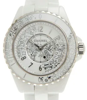 Chanel J12-20 H6477 White ceramic White