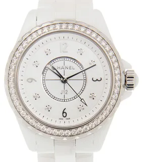 Chanel J12 h3110 White ceramic White