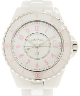 Chanel J12 H6755 Ceramic and Stainless steel White