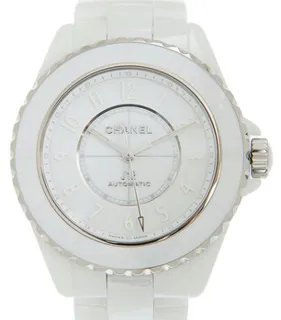 Chanel J12 Phantom White Dial Ladies Watch H6186 White ceramic White