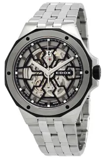 Edox Delfin 85303 3NM NBG Stainless steel Skeletonized