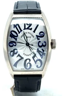 Franck Muller Sunset 5850 SC SUNSET 33mm 18k white gold Silver