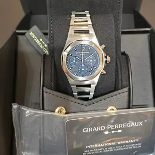 Girard-Perregaux Laureato 81020-11-431-11A 42mm Stainless steel Blue