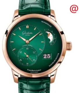 Glashütte PanoMaticLunar 1-90-02-23-35-01) Red gold Green