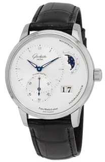 Glashütte PanoMaticLunar 1-90-02-42-32-05 Stainless steel Silver