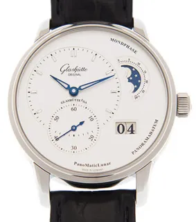 Glashütte PanoMaticLunar 1-90-02-42-32-50 Stainless steel Silver