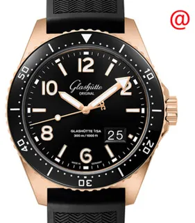 Glashütte SeaQ Panorama Date 1-36-13-03-90-33 Red gold Black