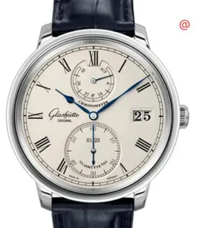 Glashütte Senator 1-58-03-01-04-30 White gold White