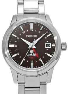 Grand Seiko SBGM009 39.5mm Stainless steel Brown