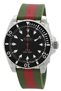 Gucci Dive YA136349 Stainless steel Black