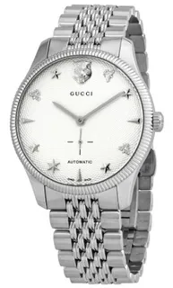 Gucci G-Timeless YA126354 Stainless steel Silver